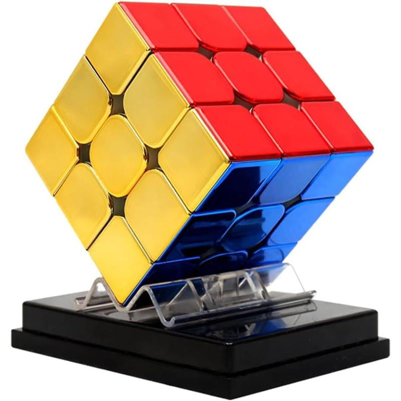 Cyclone Boys 3X3 Speed Cube Magnetic Reflective Mirror,Stickerless Magic Cube Puzzle Toys