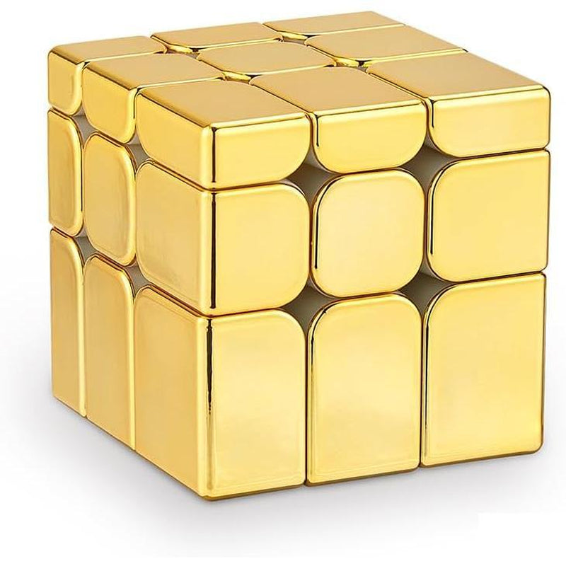 Cyclone Boys 3X3 Speed Cube Magnetic Reflective Mirror,Stickerless Magic Cube Puzzle Toys