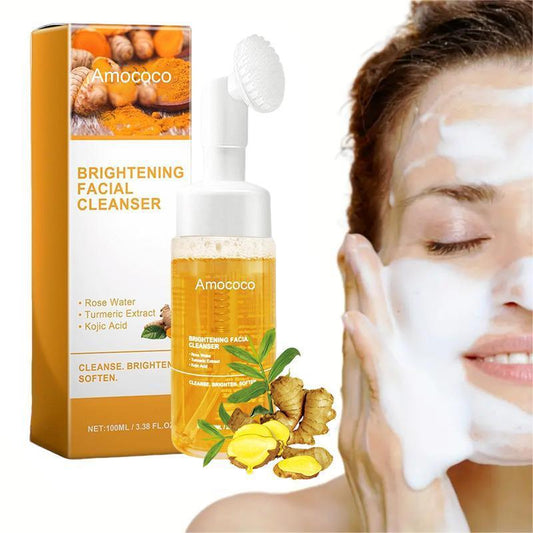 【Buy 3 Get 3 Free Gifts】Amococo Turmeric Brightening Facial Skincarecleanser, Comfort Deep Cleansing , Oily Skin,Gir Shower Products Facial Cleansersfacial Cleansing Facial Wash