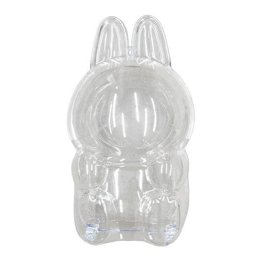 Labubu Transparent Protective Cover Dustproof Monster Toy Storage Case Cute Elf Plushie Display Cover for Holiday Gifts Organiser