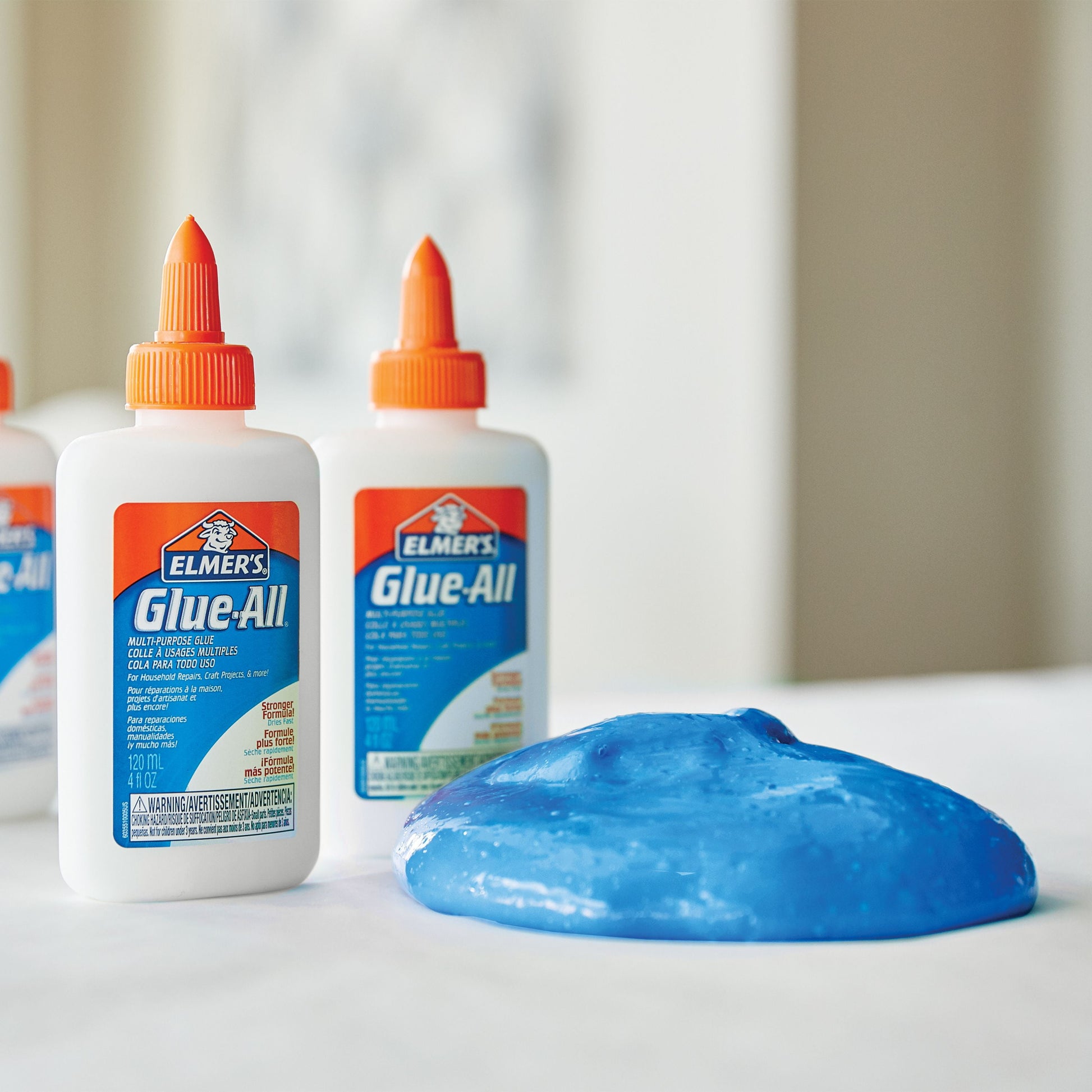 (4 Pack)  Glue-All Multi-Purpose Liquid Glue, Extra Strong, 4 Ounces, Great for Making Slime, 1 Count